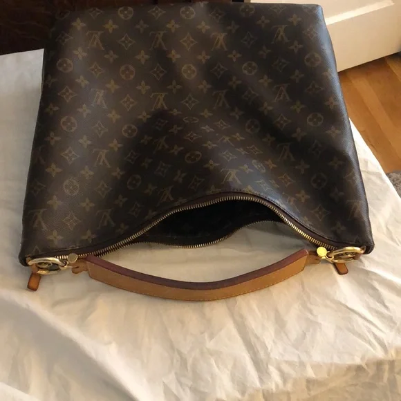 Louis Vuitton Brown Monogram Hobo Bag - Picture 10 of 16